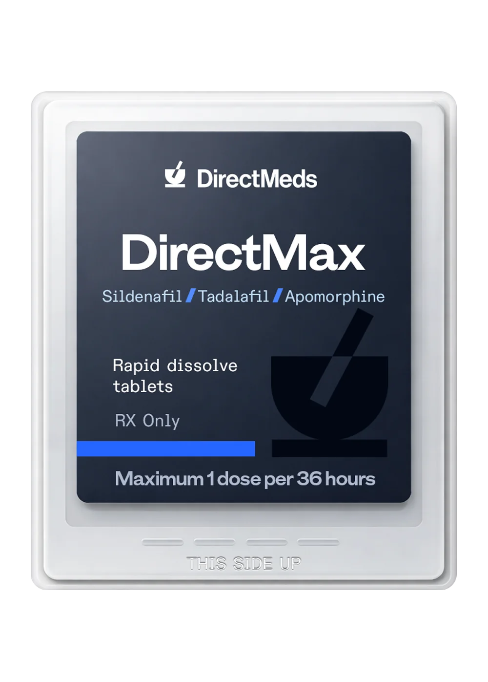DirectMax by DirectMeds sildenafil tadalafil apomorphine rapid dissolve tablet
